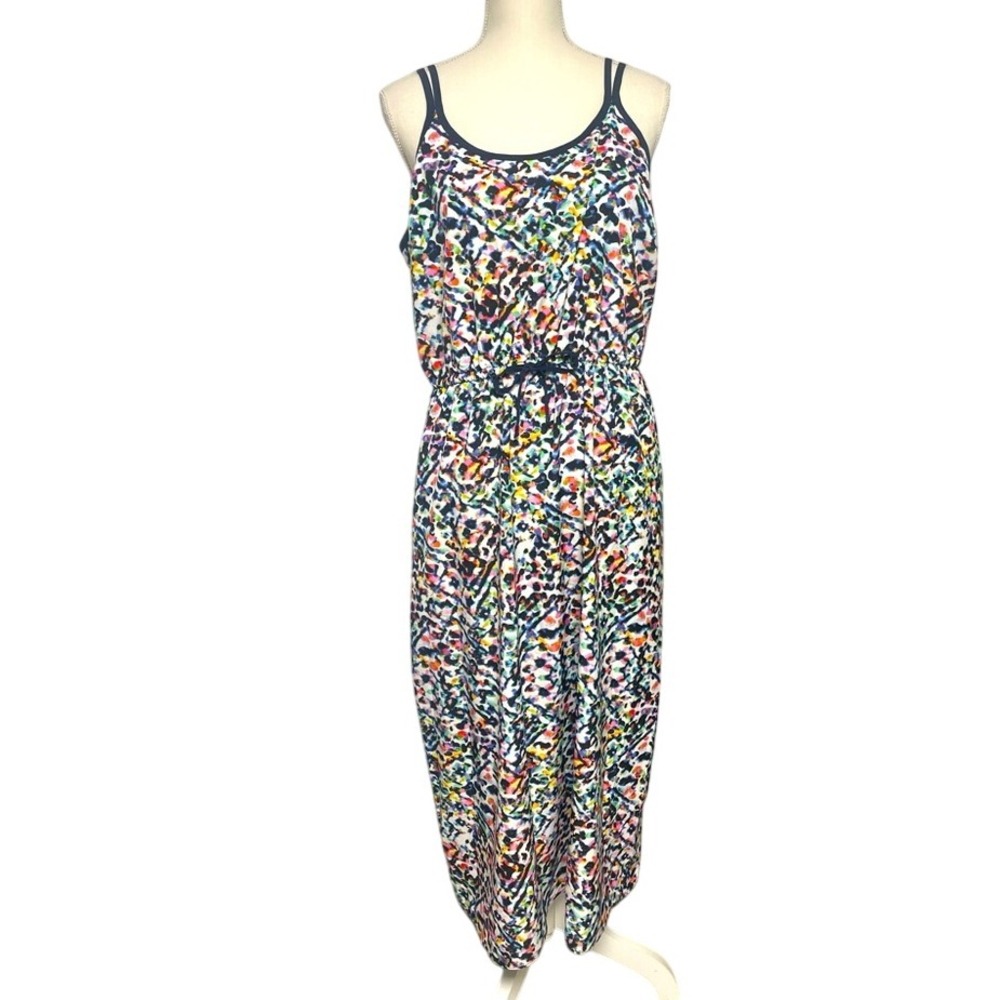Athleta Multicolor Sundress Maxi‎ Dress Women's Large